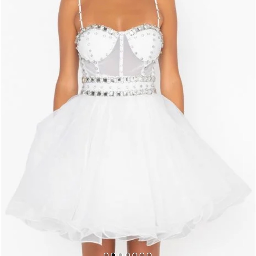 RUBY MINI TULLE DRESS WITH RHINESTONE CORSET SIZE :S